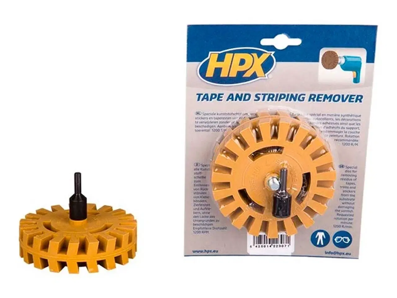 Billede 1 - HPX Stribefjerner hjul, large, inkl. Adapter