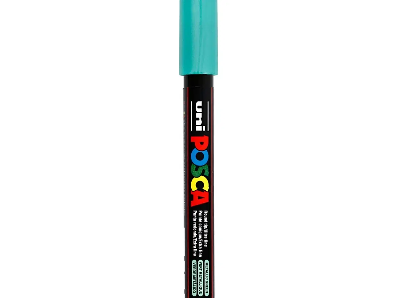 Billede 1 - Posca Tusch, PC-1MR, streg 0,7 mm, extra-fine, metal grøn, 1 stk.