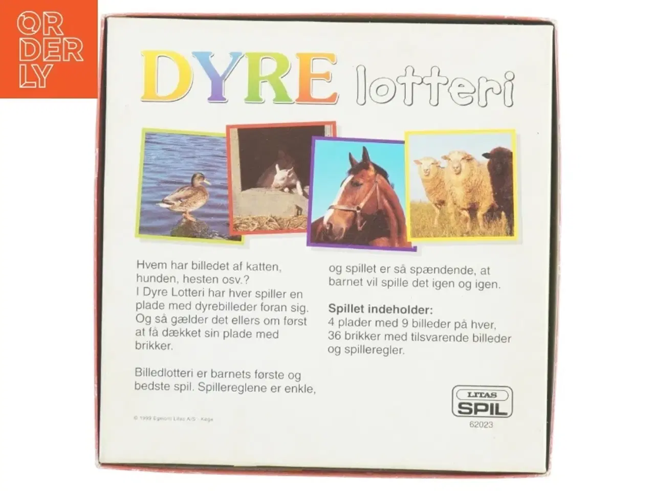 Billede 3 - Dyre Lotteri Brætspil fra Litas Spil (str. 22,5x5 cm)