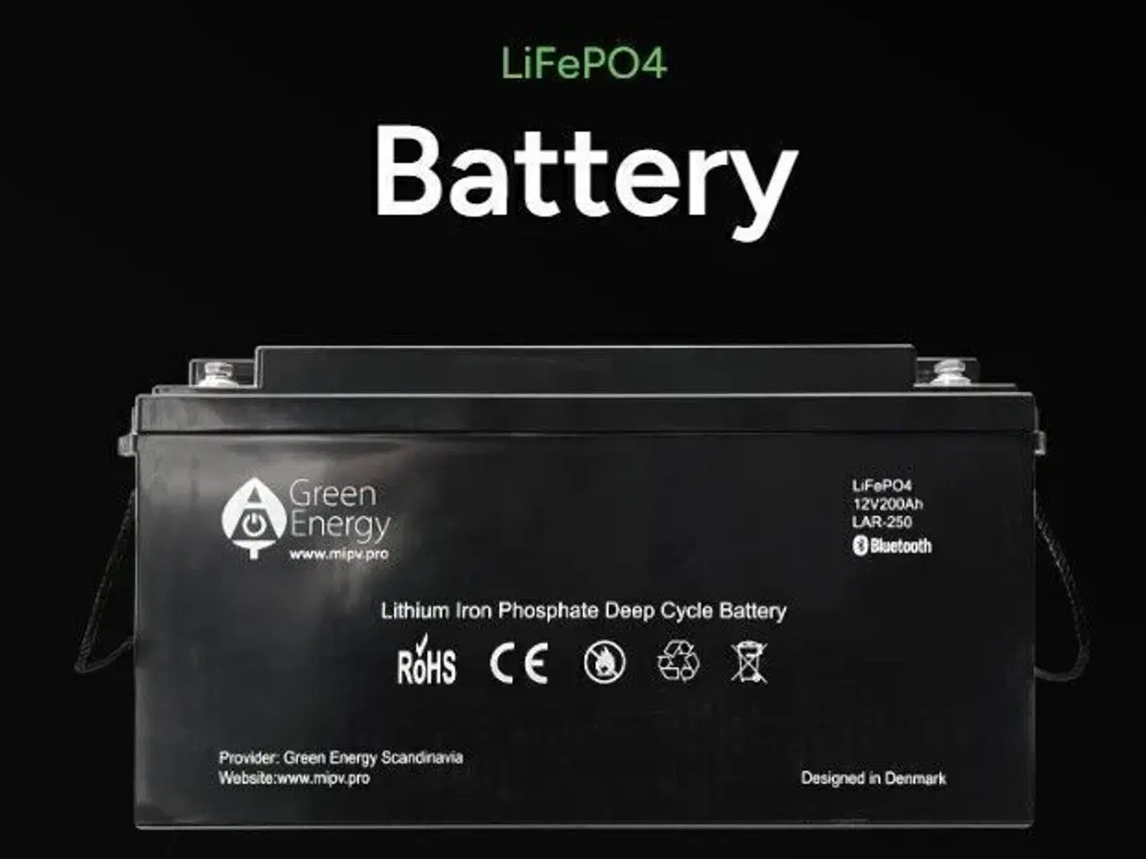 Billede 1 - Lithium Battery 200Ah (læs beskrivelse)
