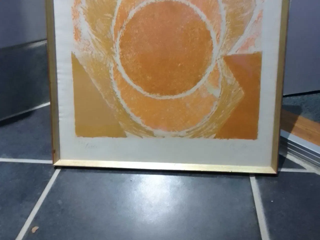 Billede 2 - Litografi nummereret og signeret Frede Christoffer