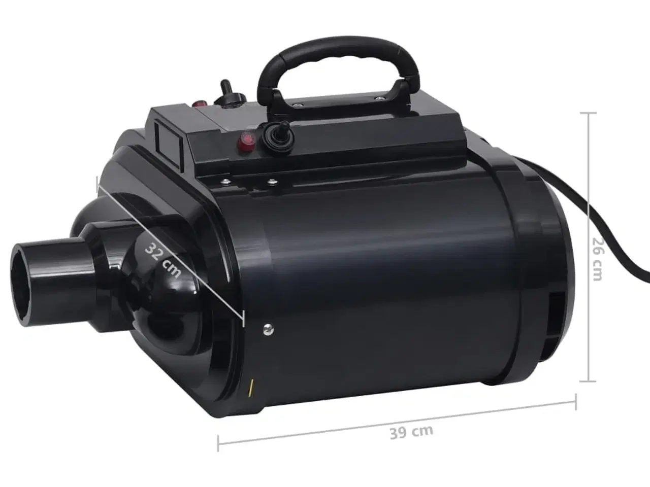 Billede 6 - Hundehårtørrer dobbelt motor sort