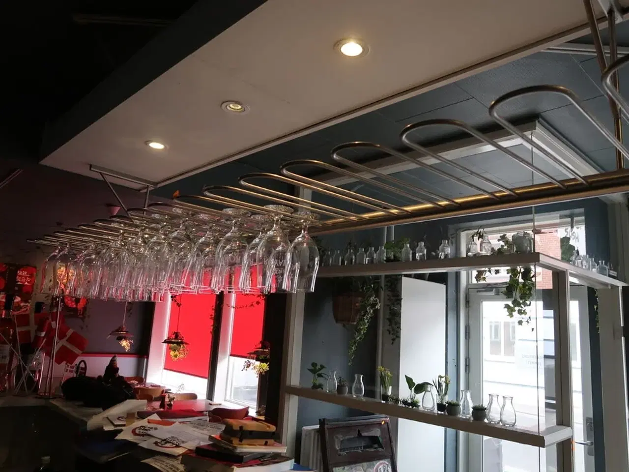 Billede 2 - Glashylde med div. Glas