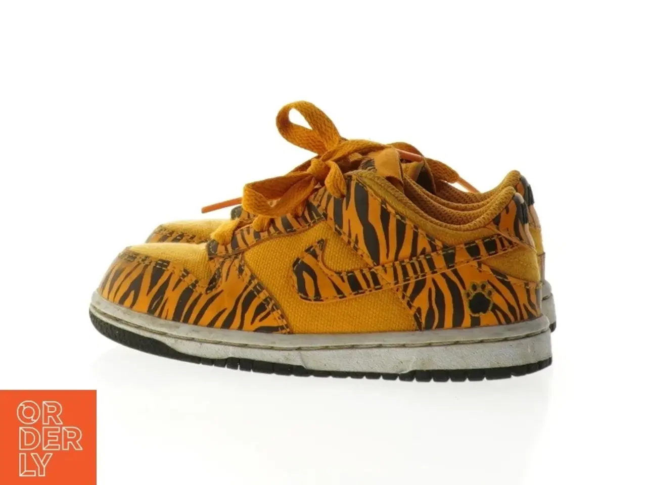 Billede 1 - Gule sneakers med tigerprint fra Nike (str. 25)