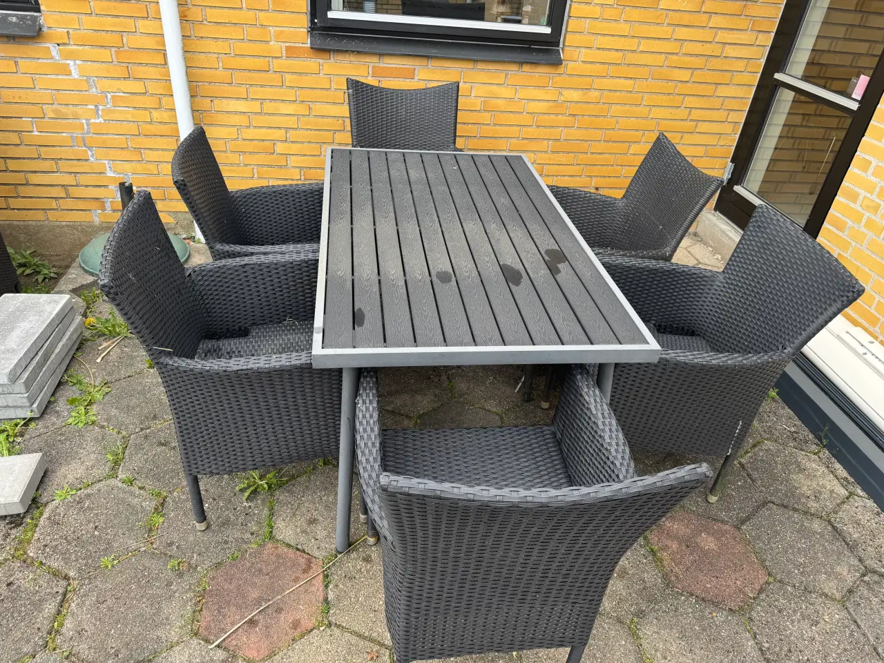 Billede 1 - Have bord med 6 stole 