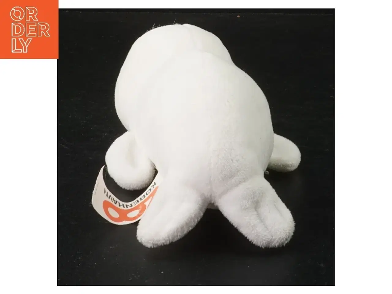 Billede 2 - Hvid tøjdyrsæl fra Zoo København (str. 20 x 8 cm)