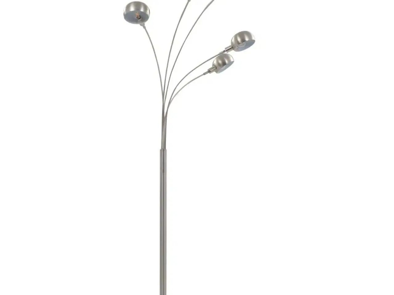 Billede 2 - Standerlampe 200 cm 5 x E14 sølvfarvet