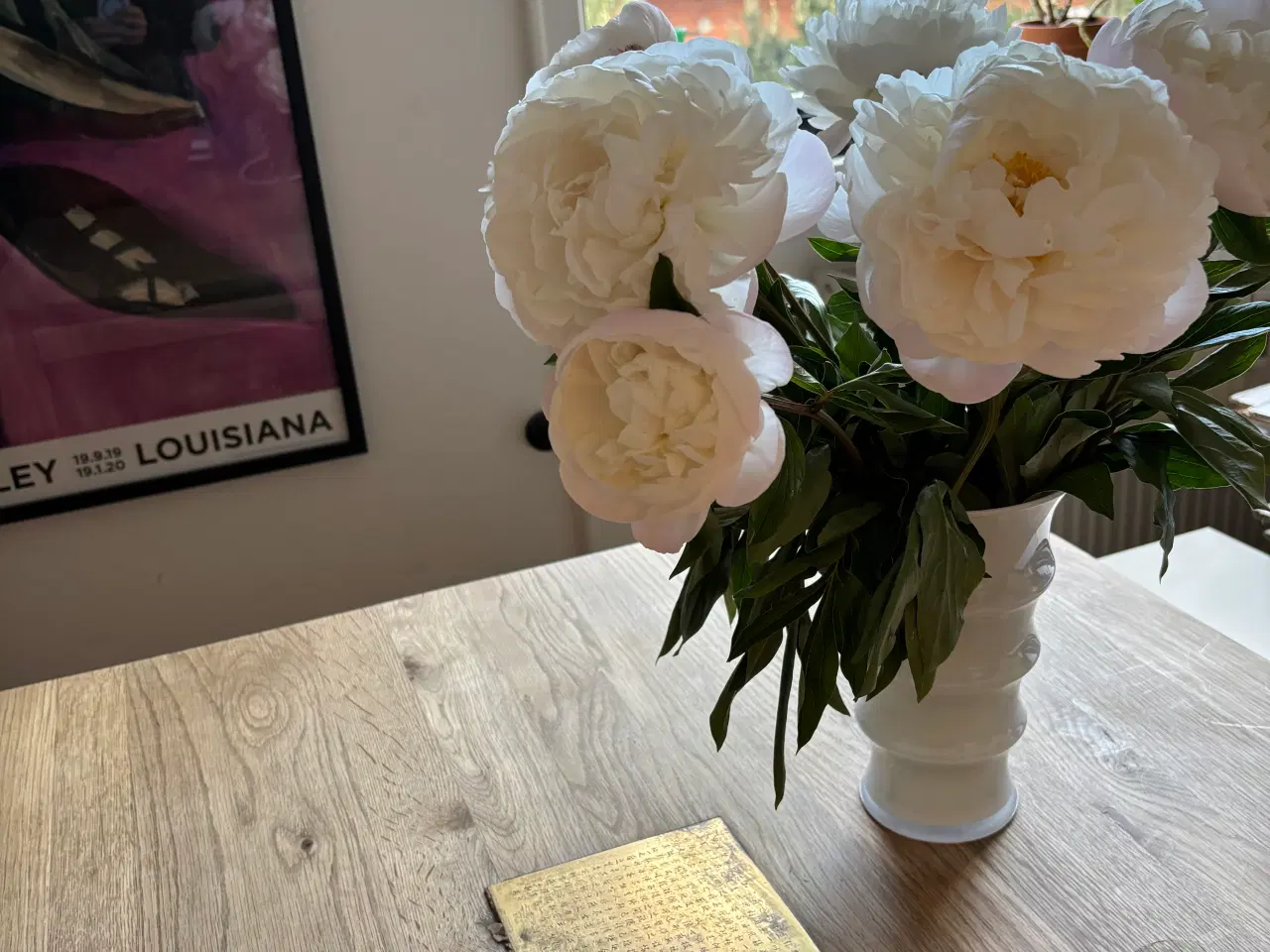 Billede 1 - Stort spisebord i eg 