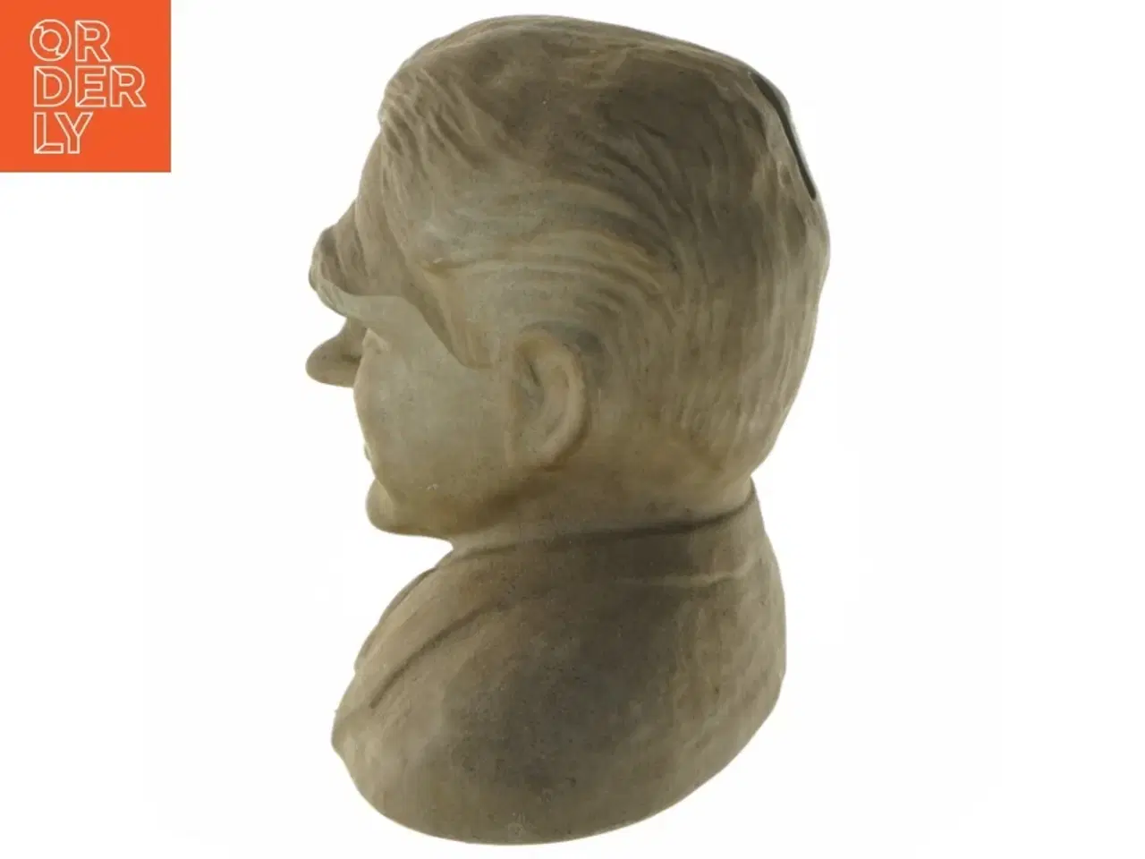 Billede 4 - Skulptur i form af buste med møntindkast fra Bikuben (str. 17x21 cm)