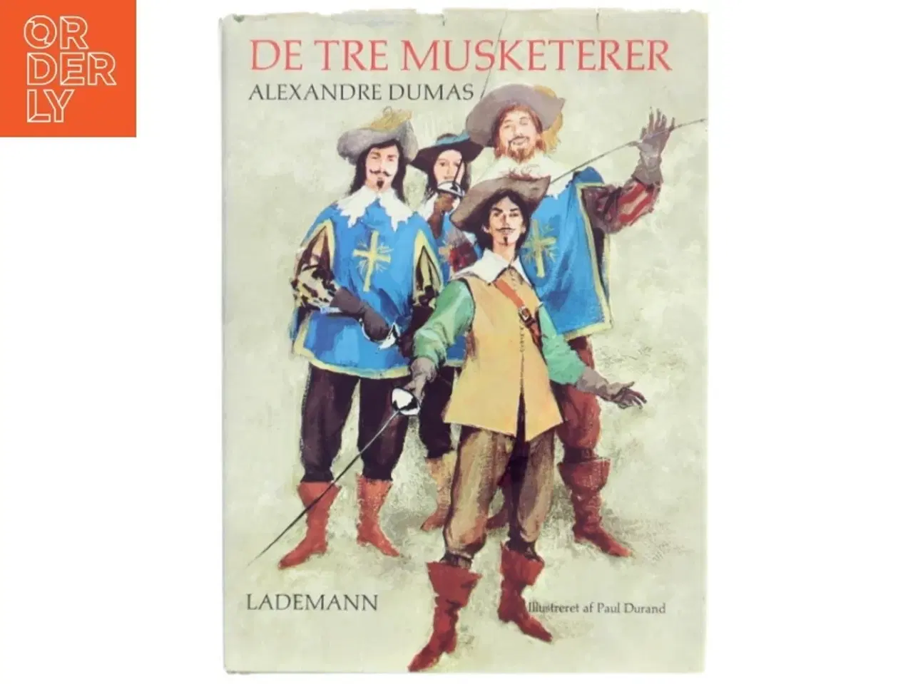 Billede 1 - De tre musketerer bog fra Lademann
