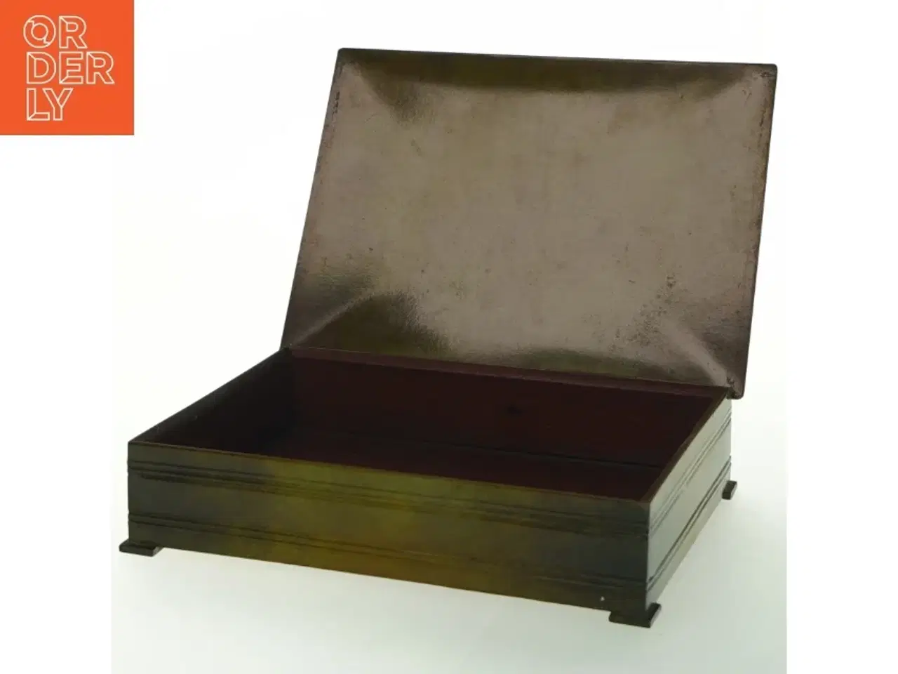 Billede 2 - Bronze æske til opbevaring (str. 20 x. 14,5 cm)