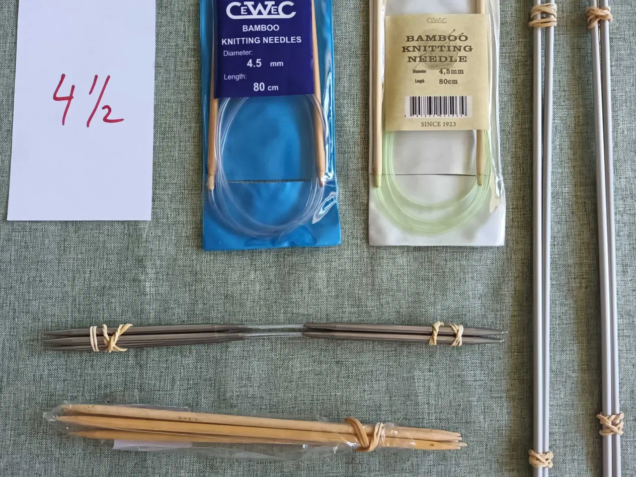 Billede 6 - Strikkepinde, rundpinde, strømpepinde og tilbehør