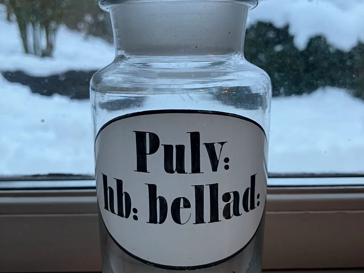 Billede 4 - Apotekerflasker i glas med etiketter