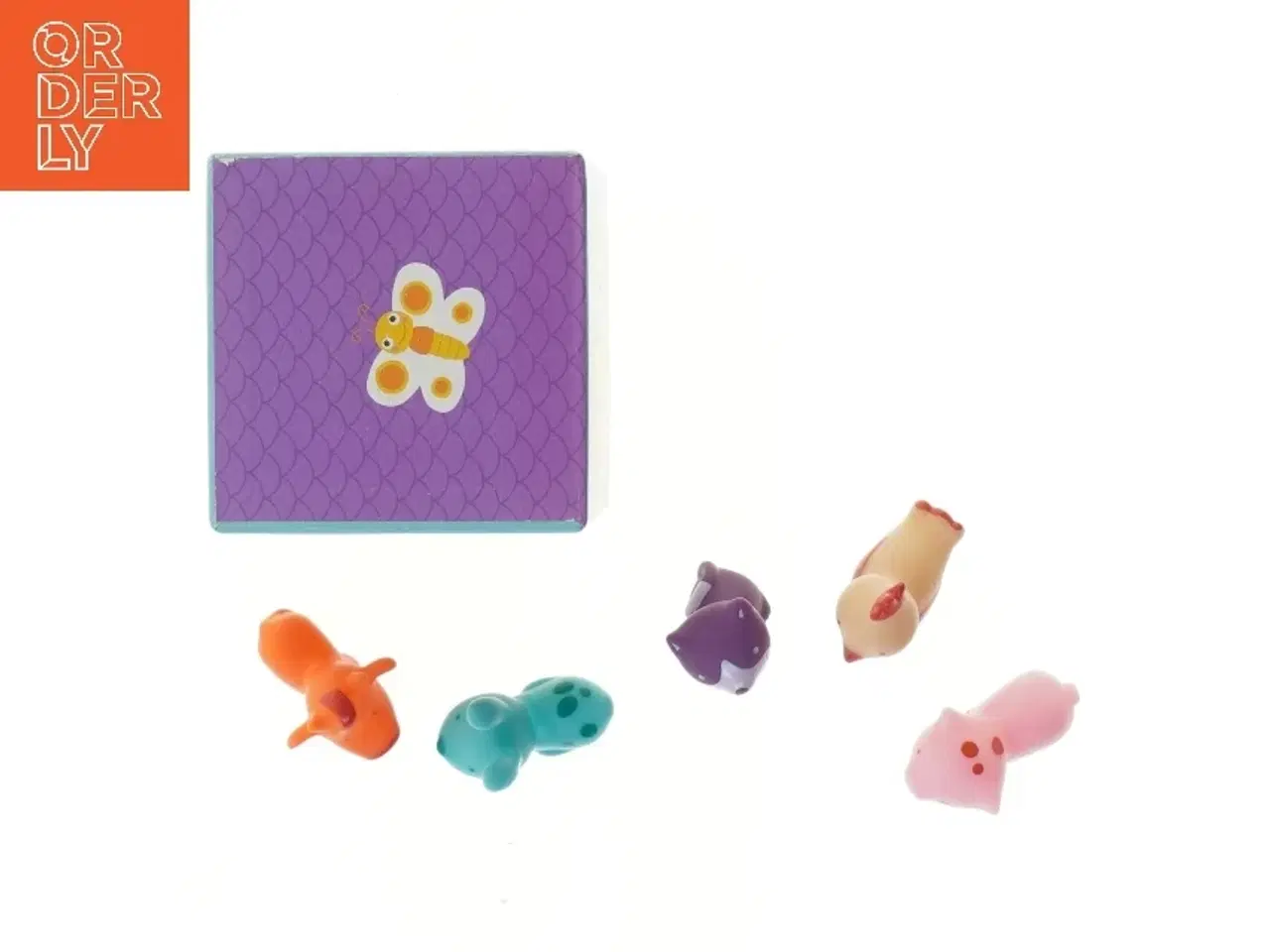 Billede 3 - Dyrefigurer med huse (str. 12,5x12,5 cm)