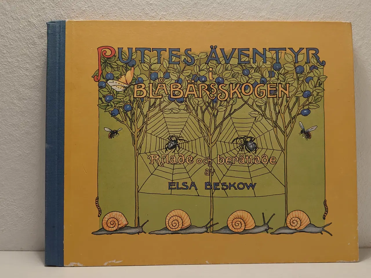 Billede 1 - Elsa Beskow:Puttes eventyr i Blåbärskogen.Udg.1972