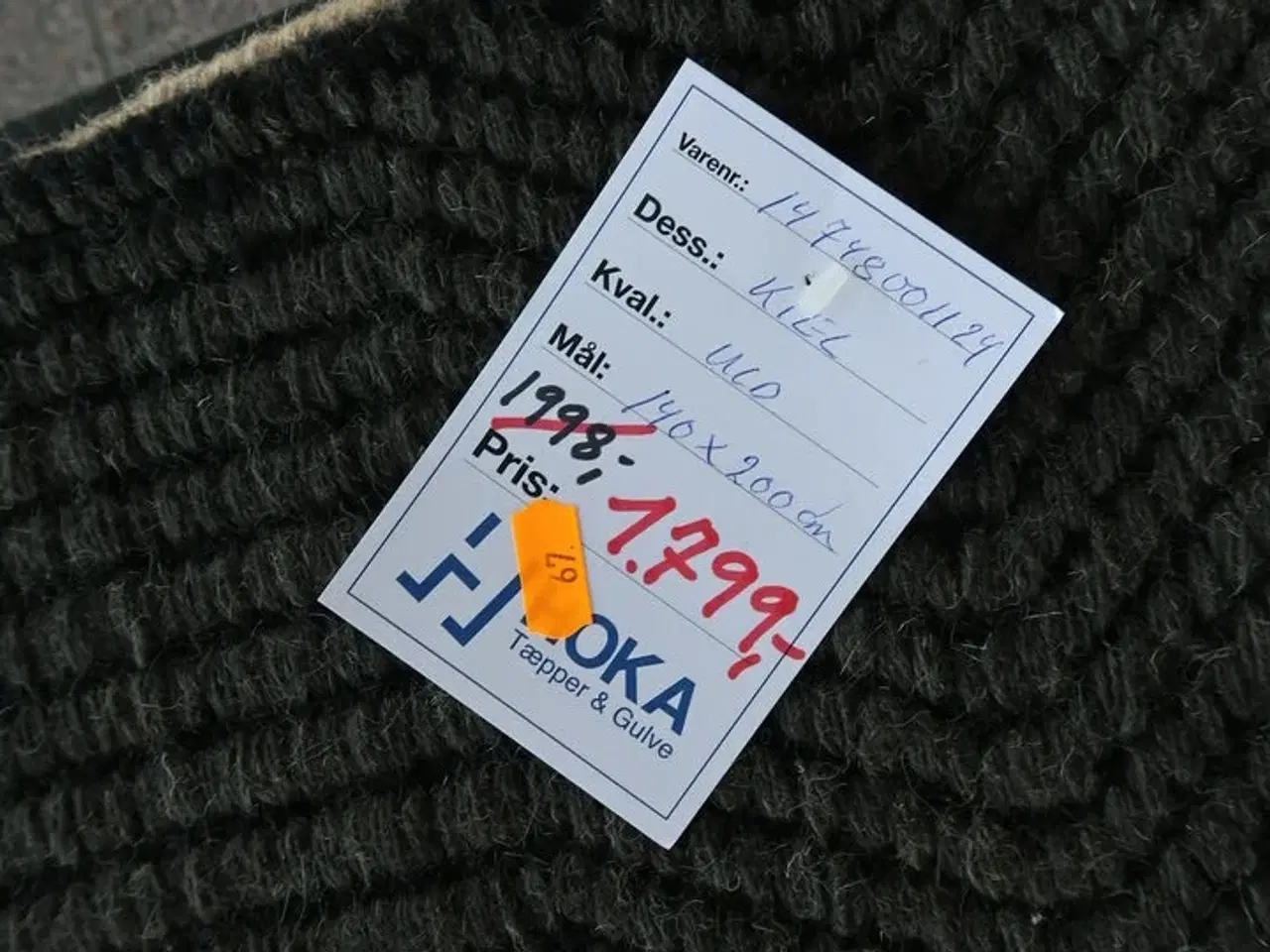 Billede 2 - Gulvtæppe KIEL Uld