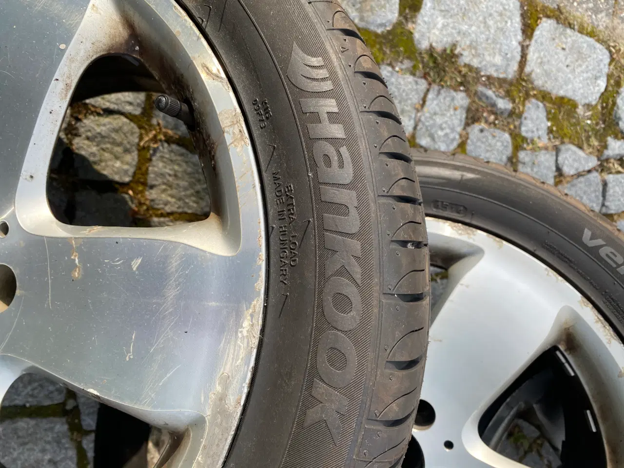 Billede 4 - Hankook sommerdæk på Mercedes fælge, kørt få km