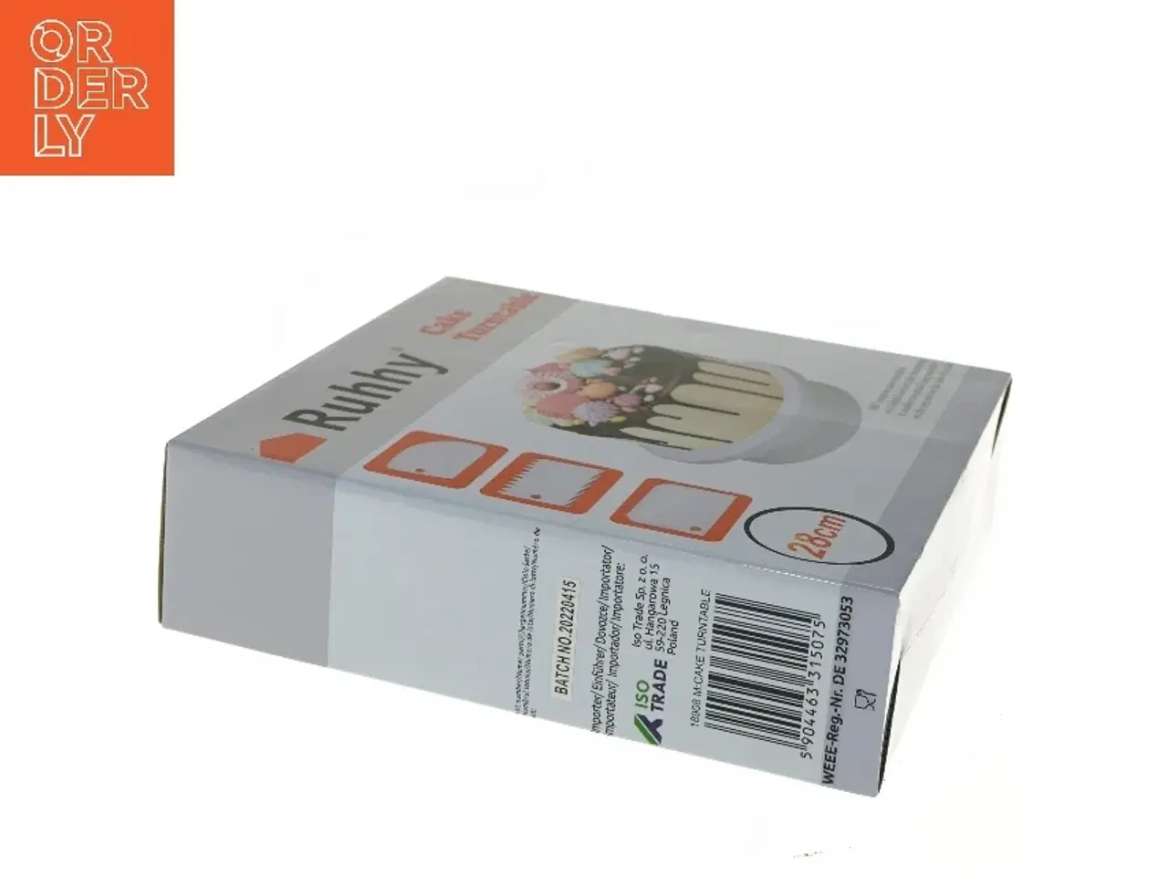 Billede 4 - Ruhhy kage turntable fra Ruhhy (str. Ø 28 cm)