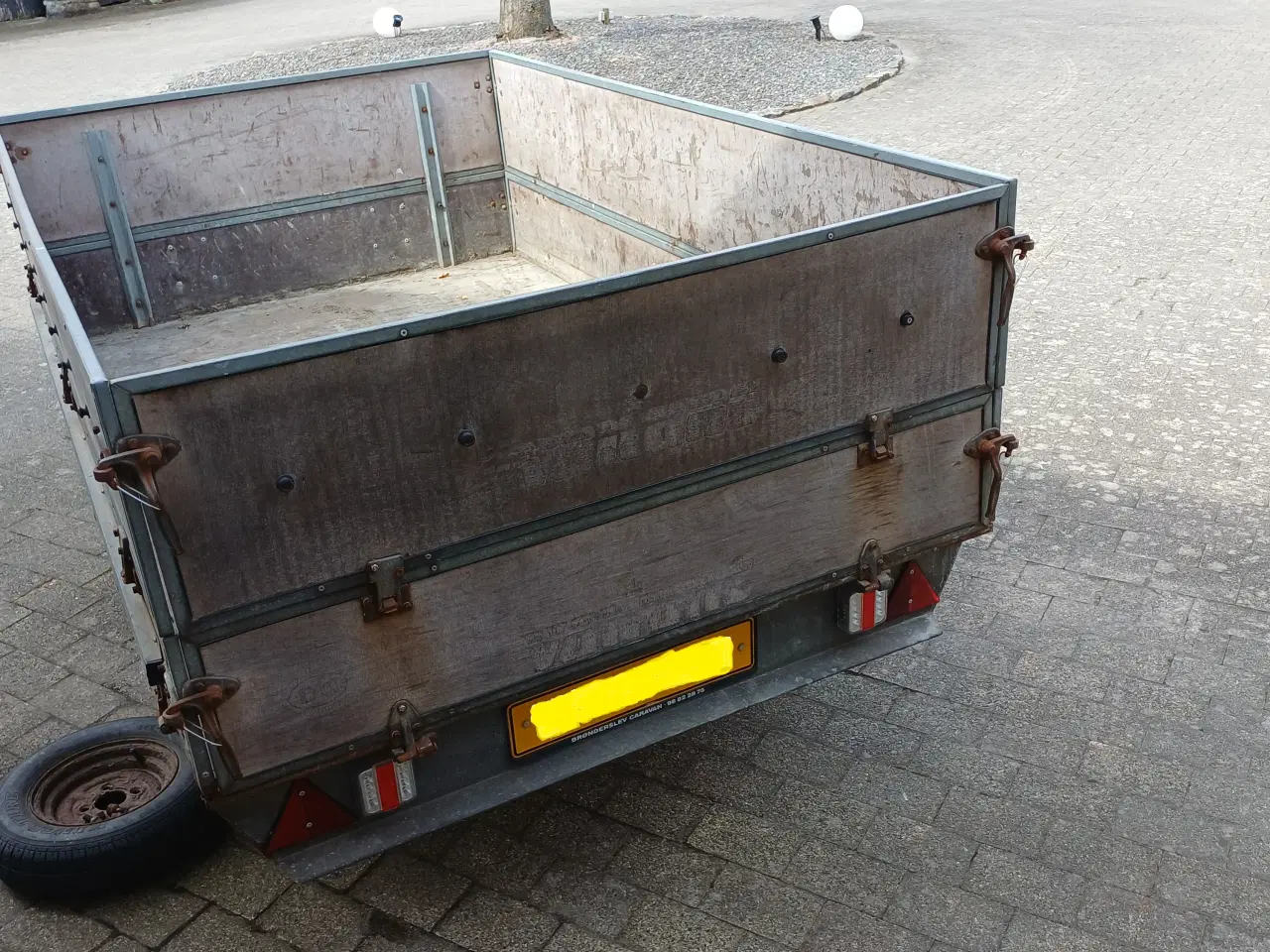 Billede 4 - Variant boogietrailer m. høje sider og presenning