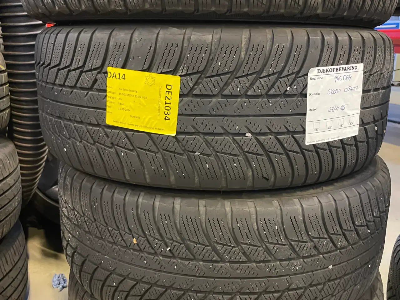 Billede 6 - 18 Skoda Octavia 225/45r18 Ref.P5 vinter