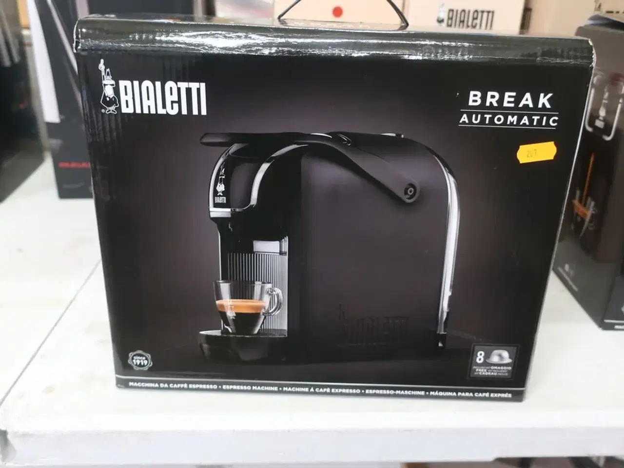 Billede 1 - Kapsel espresso kaffemaskine BIALETTI BREAK AUTOMATIC