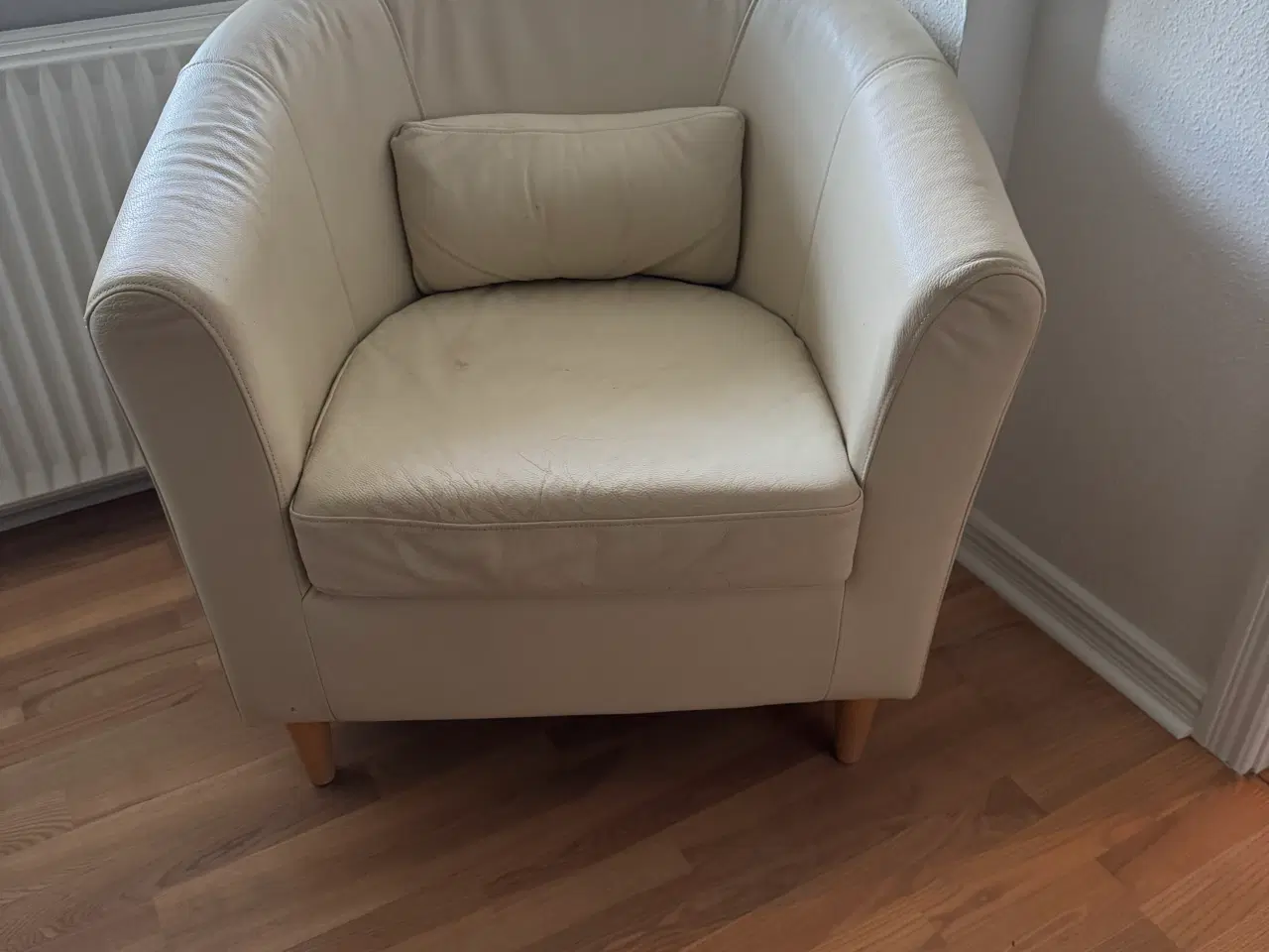 Billede 1 - Læderstole i beige