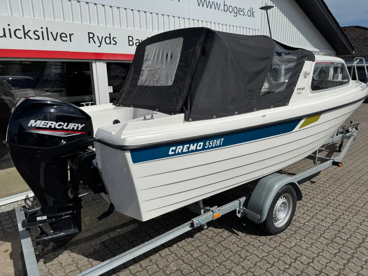 Billede 5 - 550 HT med F40 Mercury-EFI 4 takt og 1300 kg Scandic bådtrailer