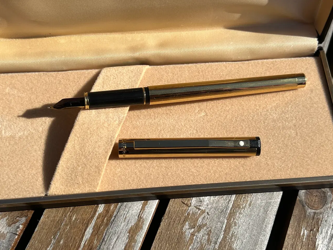 Billede 2 - Eksklusiv Sheaffer fyldepen – Gold electroplated –