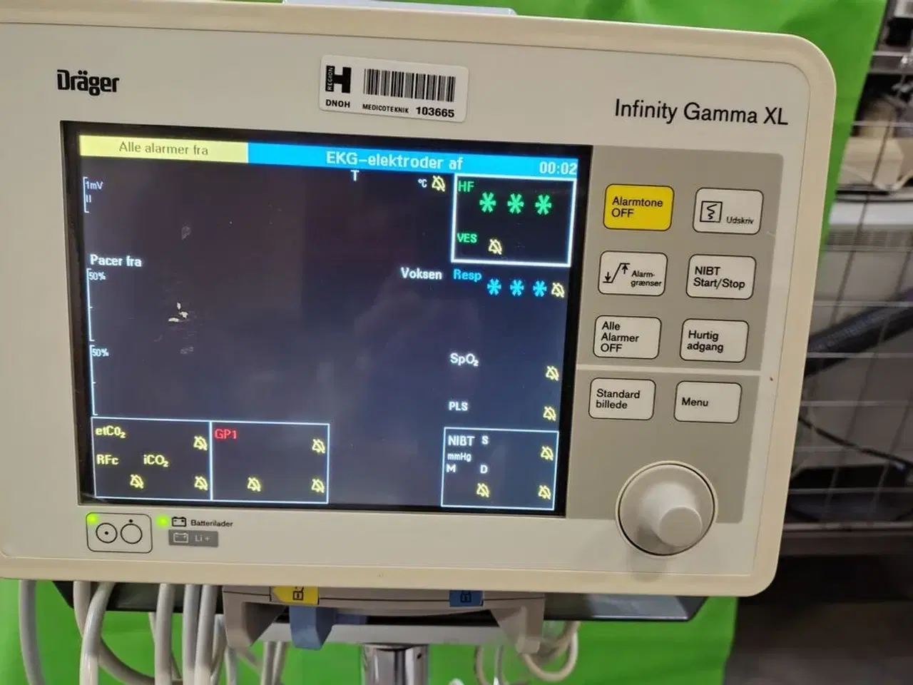 Billede 10 - Patient Monitor DRÄGER Infinity Gamma XL
