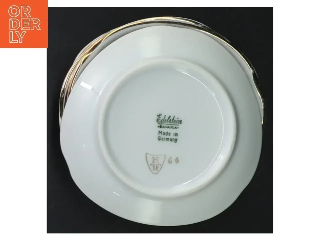 Billede 3 - Porcelænstallerkener med blomstermotiv fra Edelstein Bavaria (str. 6 stk Ø 9 cm)