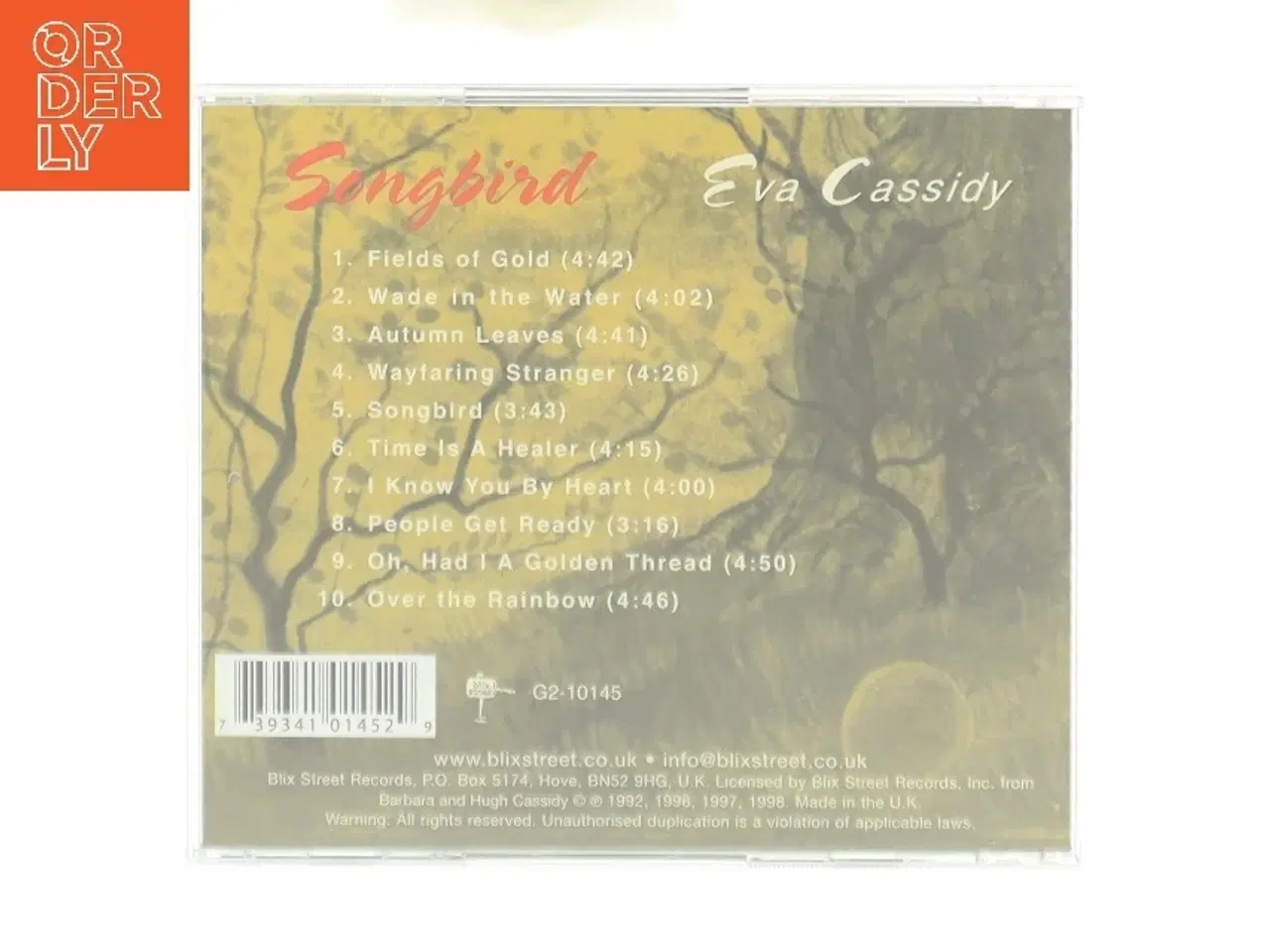 Billede 2 - Eva Cassidy - Songbird CD fra Blix Street Records