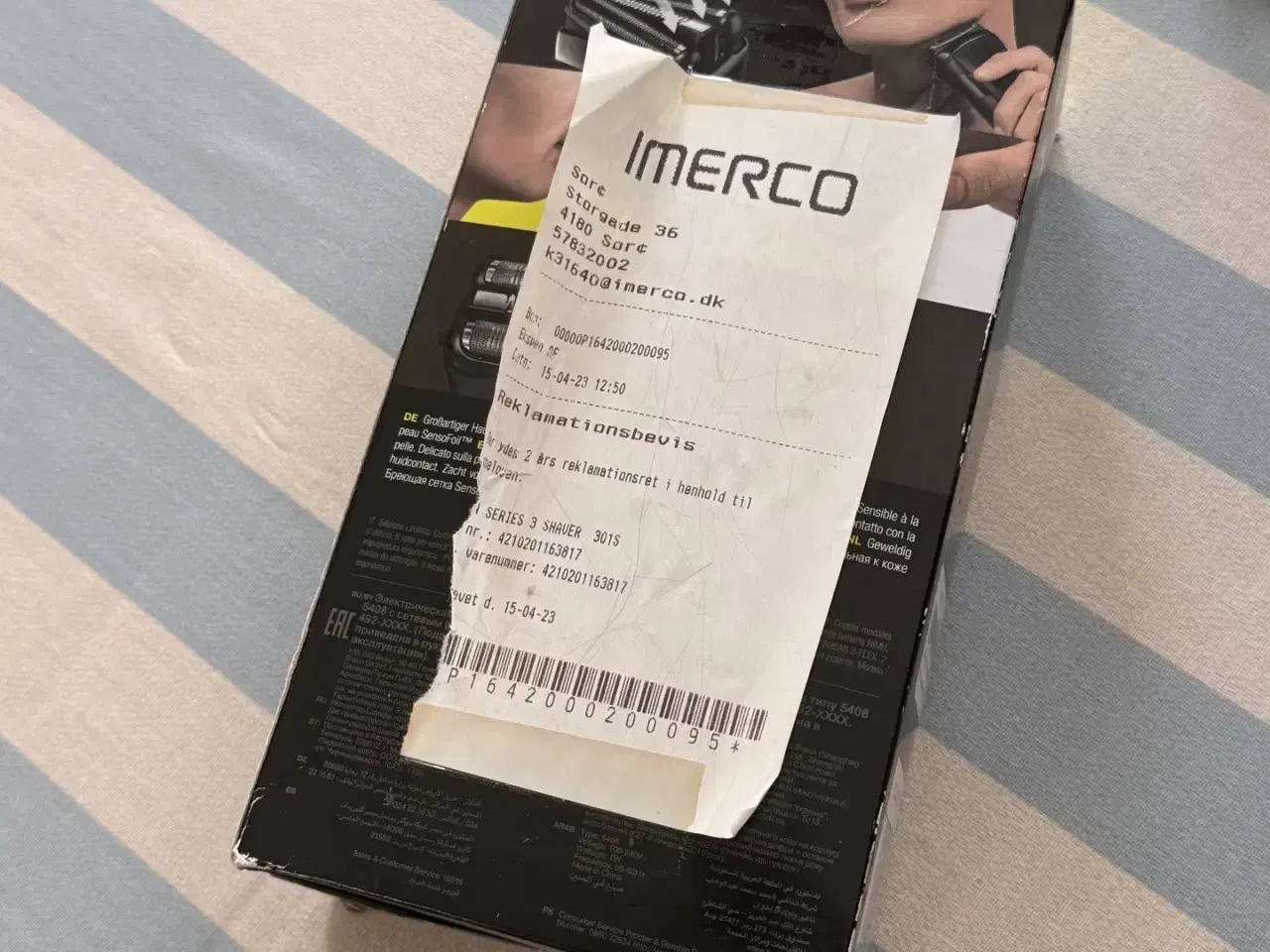 Billede 4 - Lækker Braun Barbermaskine med 2 Skærehveder