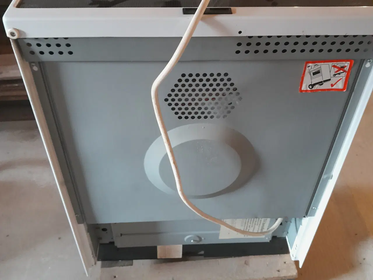 Billede 3 - Voss komfur med keramisk plade