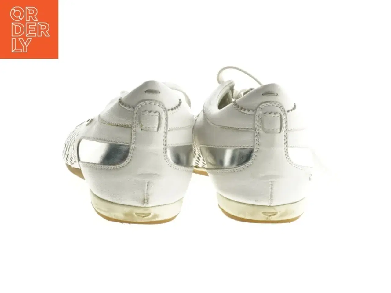 Billede 2 - Hvide læder sneakers fra Alberto Guardiani (str. 38 )