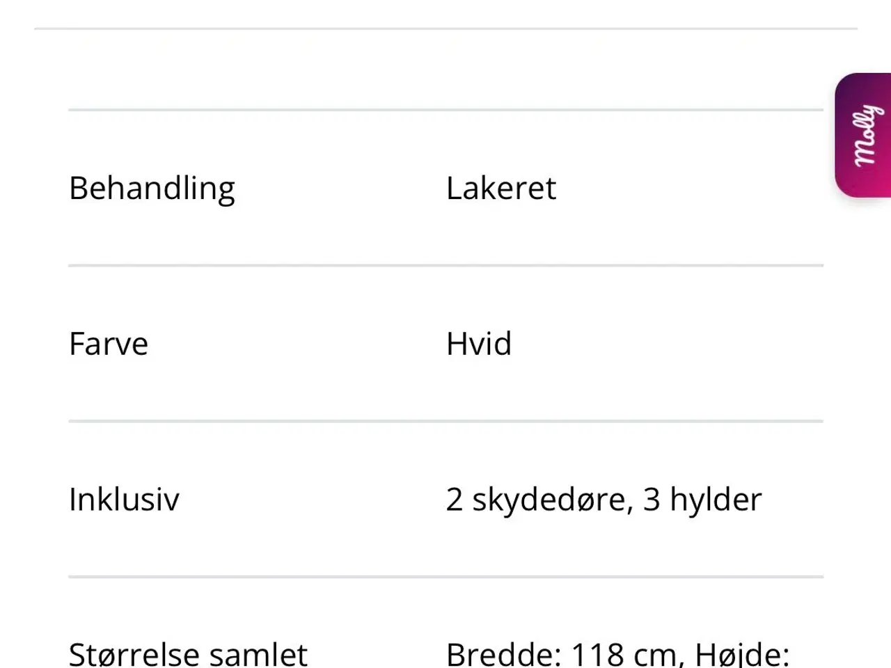 Billede 3 - Vitrineskab 