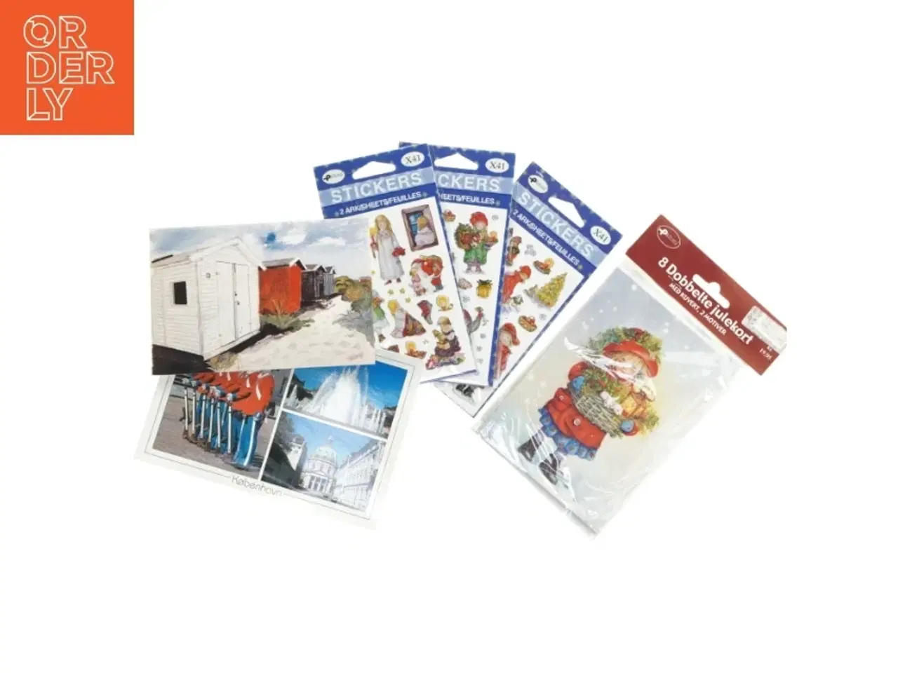 Billede 1 - Klistermærker og julekort