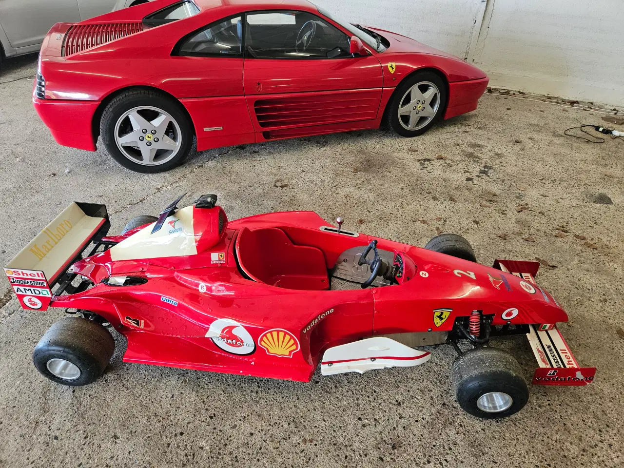 Billede 2 - Sjov lille børne Ferrari Forme 1