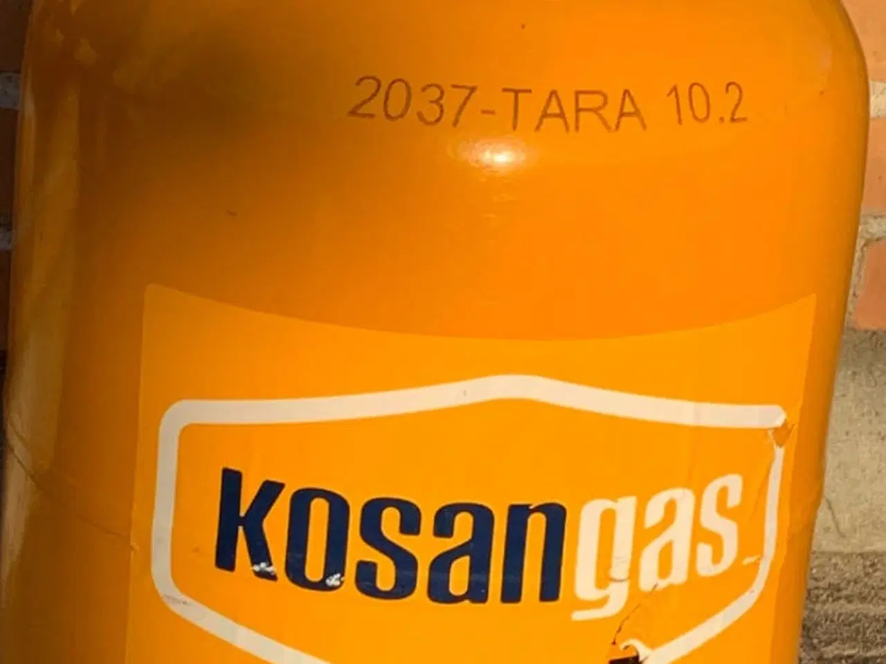 Billede 1 - Fyldt 11 kg stål gasflaske