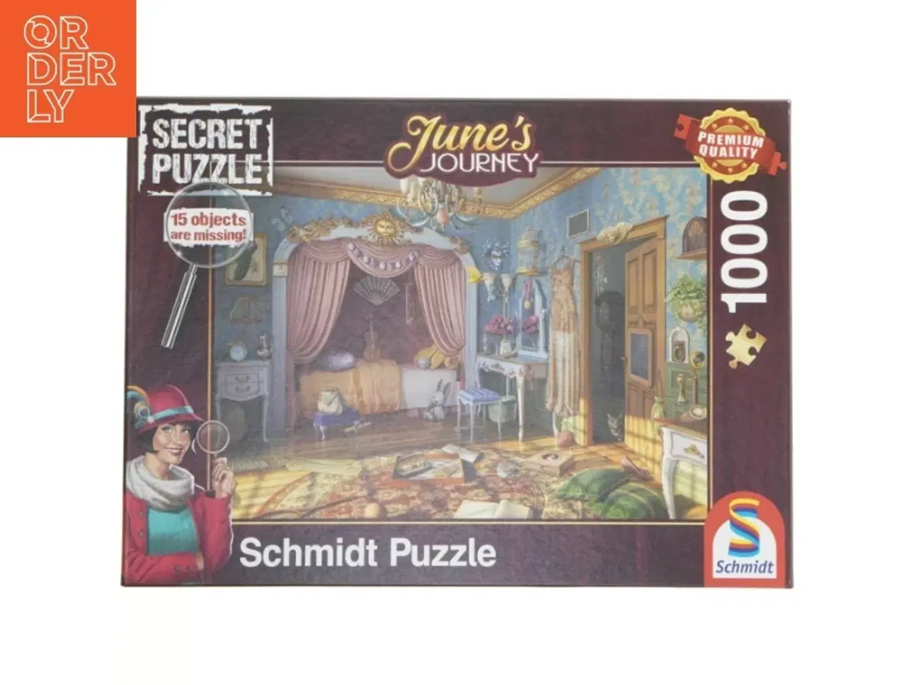 Billede 1 - Schmidt puslespil - June's Journey - 1000 brikker fra Schmidt (str. 1000 brikker)