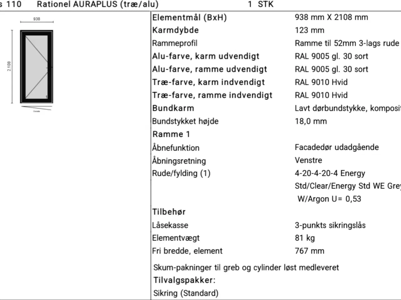 Billede 4 - Rationel træ/alu