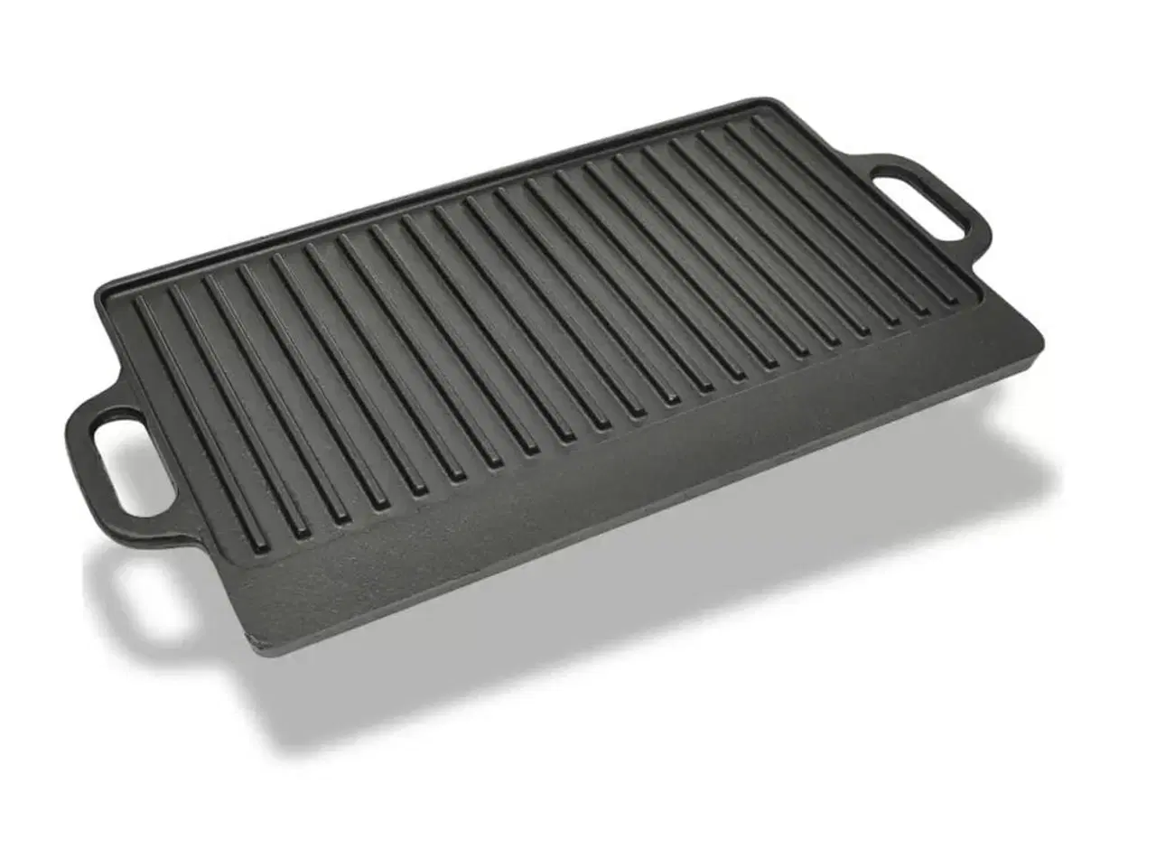 Billede 1 - Grillplade 50x23 cm vendbar støbejern