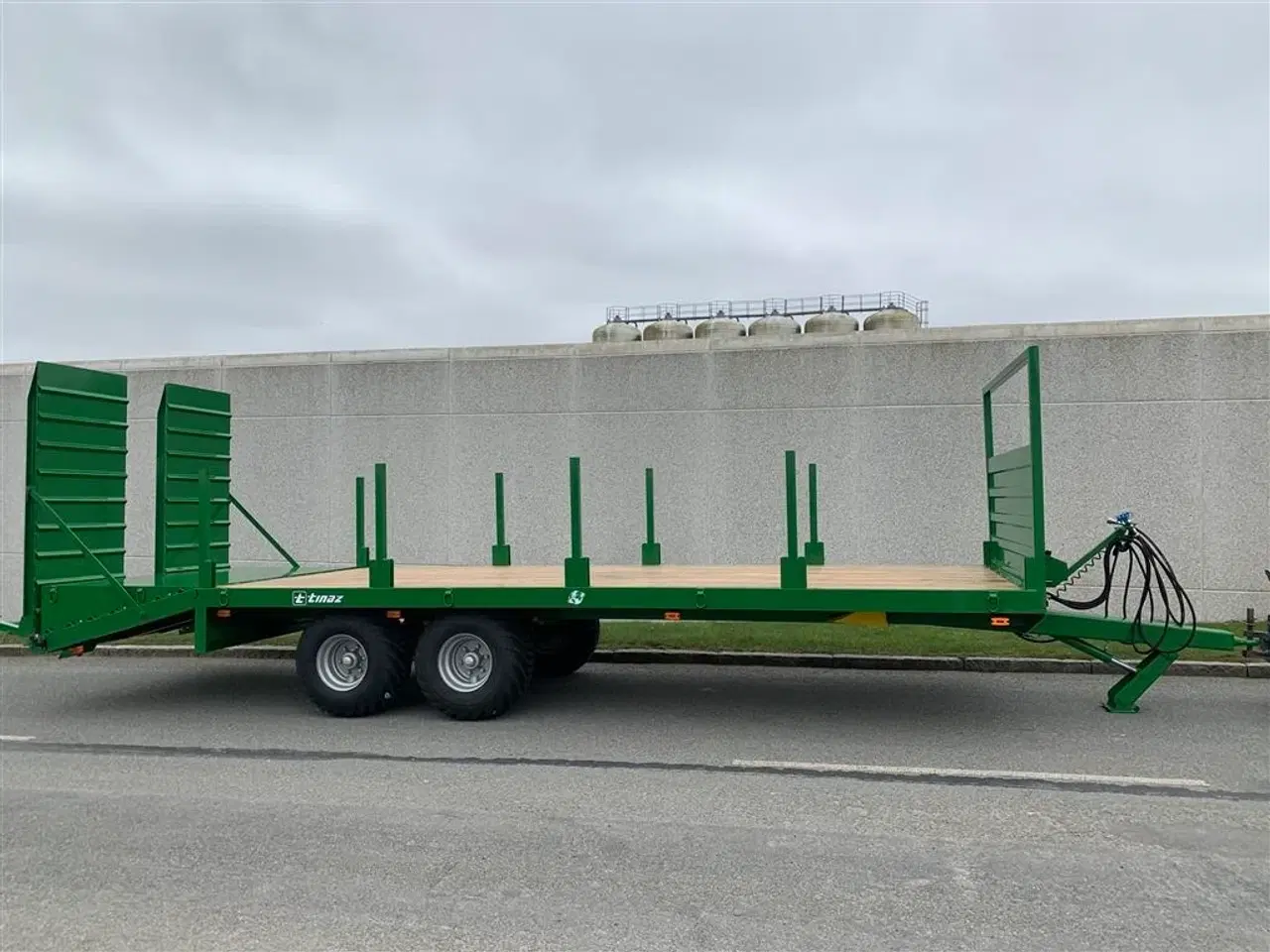 Billede 4 - Tinaz 12 tons - Multitrailer - 3 i en MASKINTRAILER - HALMVOGN - TRANSPORTVOGN