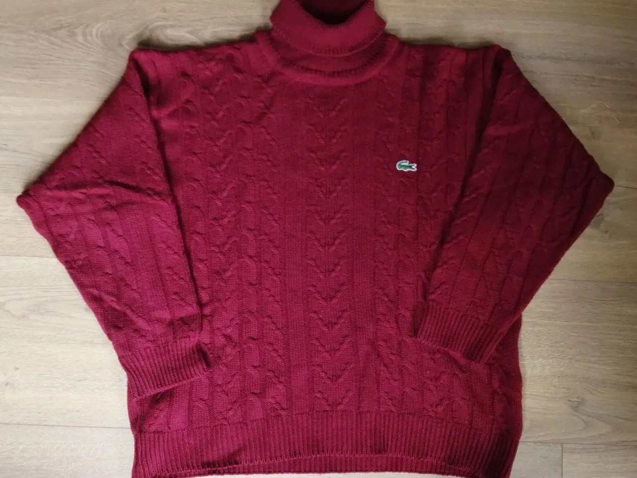 Billede 2 - LACOSTE RULLEKRAVE KABEL STRIK, FLOT STAND, XL