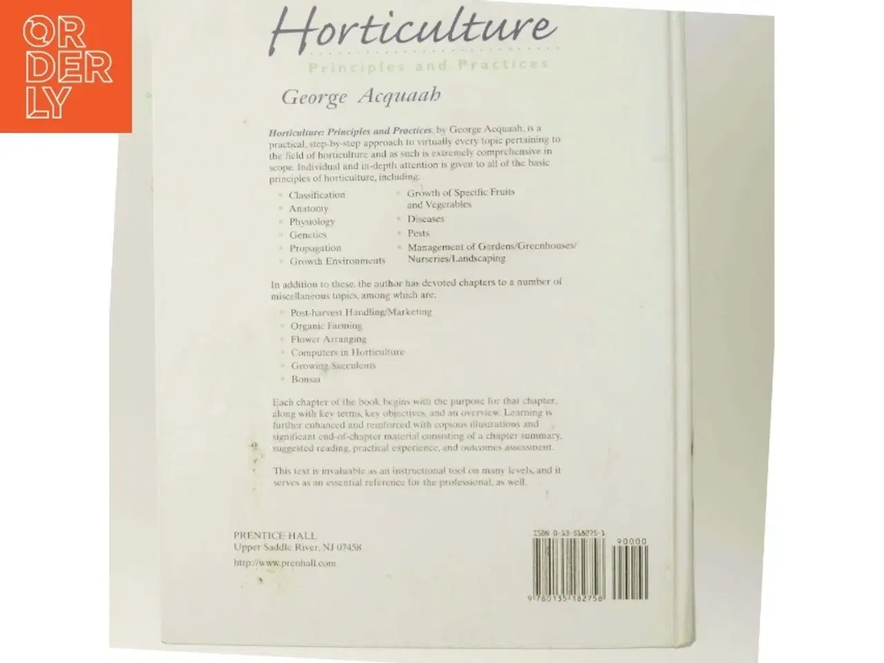Billede 3 - Horticulture : principles and practices (Bog)