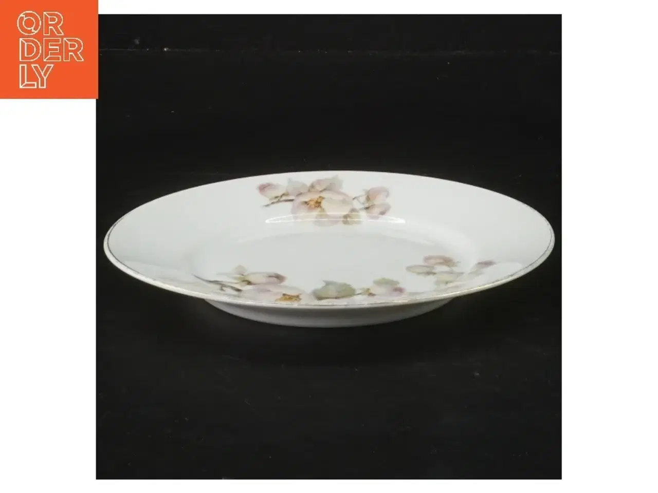 Billede 3 - Porcelænstallerkener med blomstermotiv fra Bavaria (str. ø 16 cm, 9 styk cm)