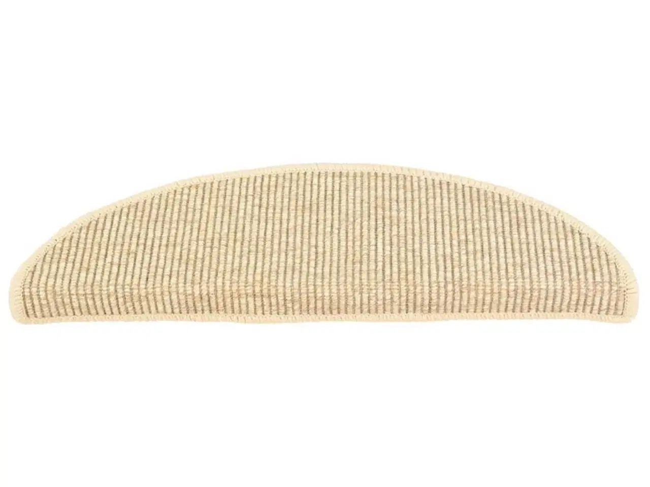 Billede 4 - Selvklæbende trappemåtter 15stk. 56x17x3cm sisal-look lys beige