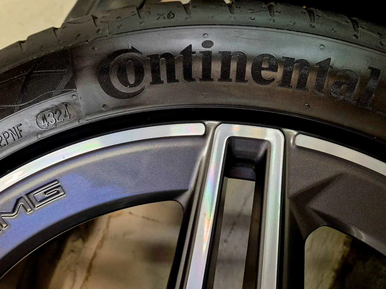 Billede 7 - MERCEDES "AMG" ORIGINAL ALUFÆLGE MED SOMMERDÆK 5x1