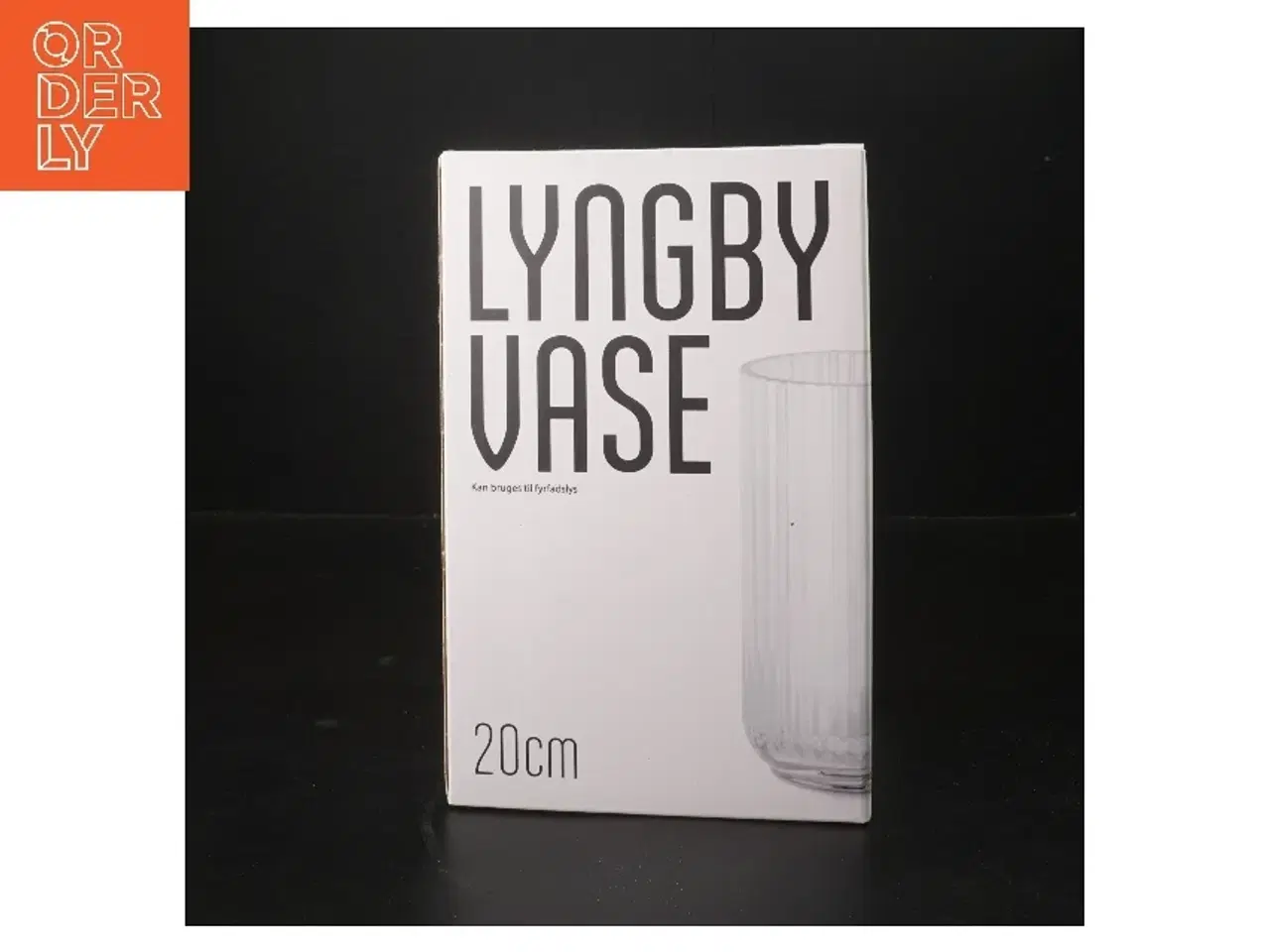 Billede 2 - Lyngby glasvase fra Lyngby (str. Ø 20 cm)