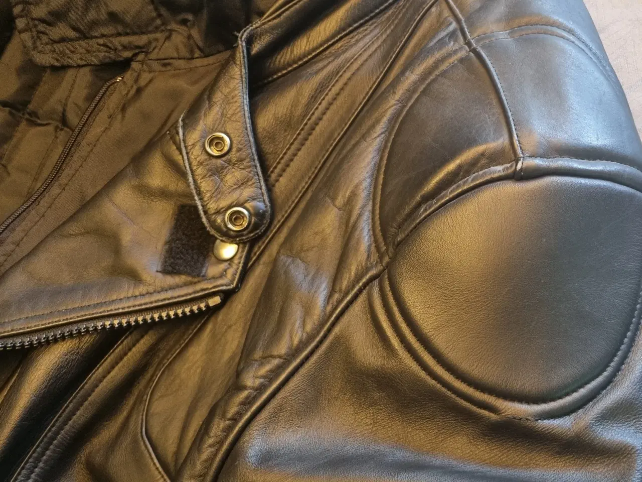 Billede 9 - Stor MC Læderjakke klassisk design