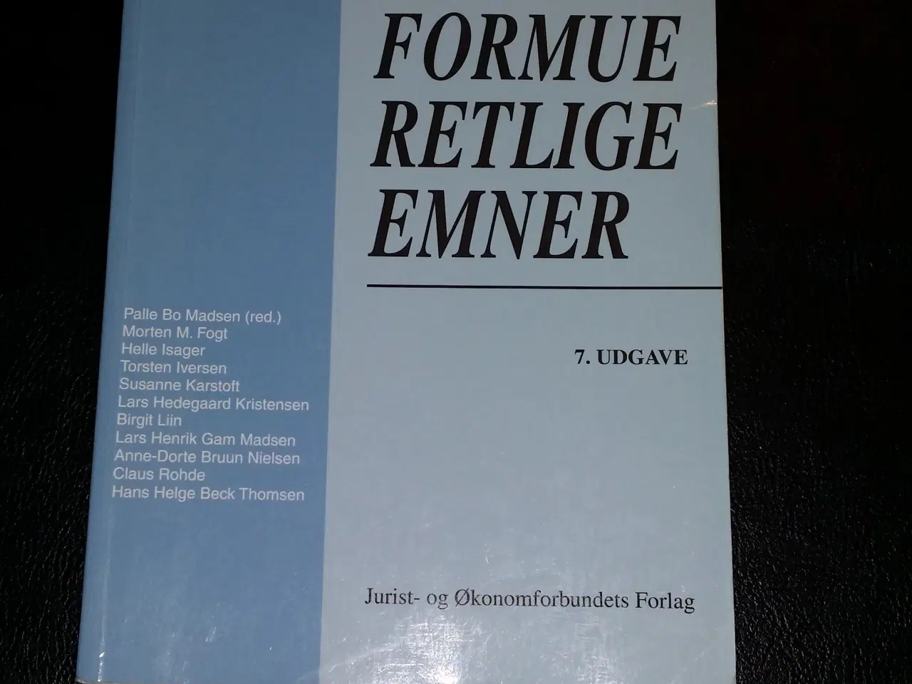 Billede 1 - Formueretlige Emner 	